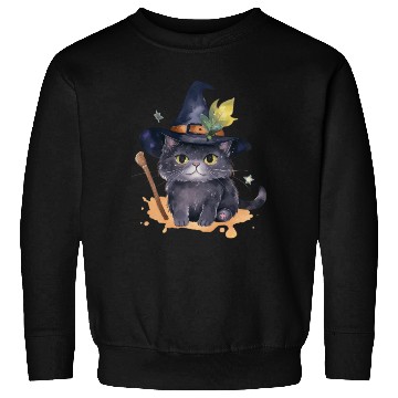 Discover Wizard Cat Magic Sweatshirts