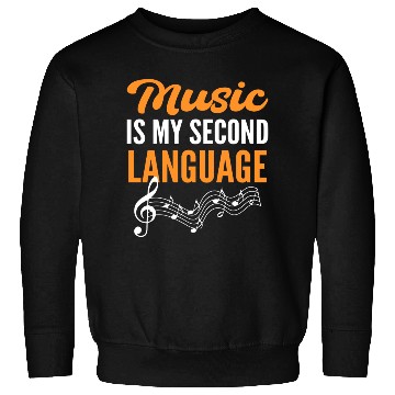 Discover Second Language Old Musician Gift Sweatshirts