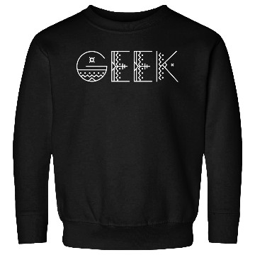 Discover Geek Tribal Text Sweatshirts
