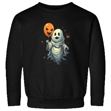 Discover Balloon Halloween Trick Or Treat Spooky Boo Ghost Sweatshirts