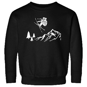 Discover Skiing In The Alps Sweatshirts