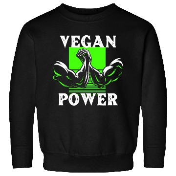 Discover Vegan Power Gym Workout Sweatshirts