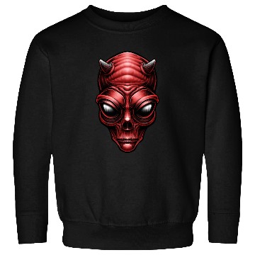 Discover Alien Red Devil Sweatshirts