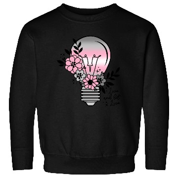 Discover Demigirl Light Bulb With Flowers Sweatshirts