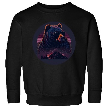 Discover Stylish synthwave Bear Sweatshirts