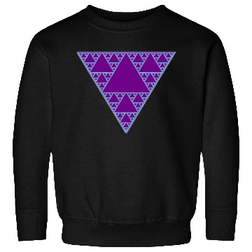 Discover 90s Triangle of Teal and Purple Sweatshirts