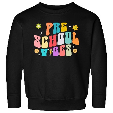 Discover Back To School Vibes Retro Teacher Student Sweatshirts