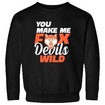 Discover you make fox devils wild Fuchs geek Sweatshirts