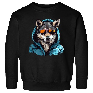Discover Street Style Gray Wolf | Wolf Lovers Sweatshirts