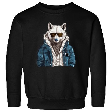 Discover Street Style Arctic Wolf | Wolf Lovers Sweatshirts