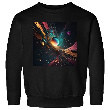 Discover Universe 1 Abstract Art Sweatshirts