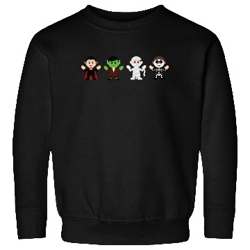 Discover Dracula, Mummy, Skeleton Sweatshirts