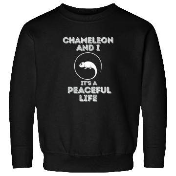 Discover Chameleon and I, It's a Peaceful Life Sweatshirts