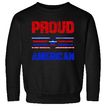 Discover Proud American USA Flag, Patriotic 4th of July Sweatshirts