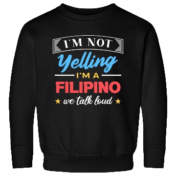 Discover Funny Talking Joke for Filipino Americans Sweatshirts
