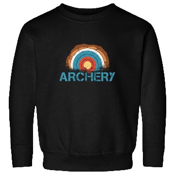 Discover Retro Vintage Archery Hunting Bow And Arrow Sweatshirts