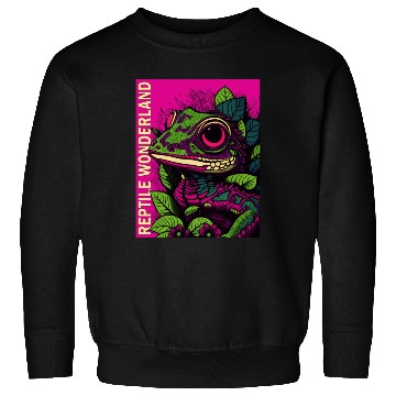 Discover Psychedelic Reptile Wonderland Retro Designs 9 Sweatshirts