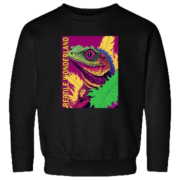 Discover Psychedelic Reptile Wonderland Retro Designs 5 Sweatshirts