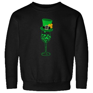 Discover Irish Green Shamrock St Patrick's Day Wine Drinkin Sweatshirts