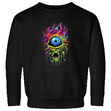 Discover Horror eye, scary zombie Sweatshirts