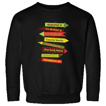 Discover Horror Towns Usa Sweatshirts