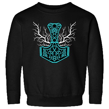 Discover The Hammer Of Thor With Lightning Mjolnir Sweatshirts
