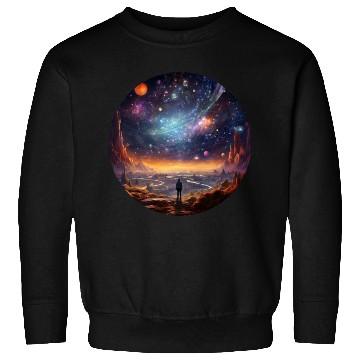 Discover Galactic Splendor: Embrace the Marvels of Cosmos Sweatshirts