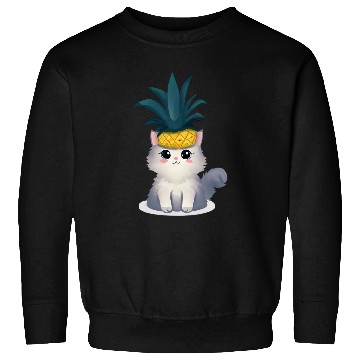 Discover Pineapple cat Sweatshirts