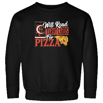 Discover Will Read Tarot Cards For Pizza Tarot Cards Sweatshirts