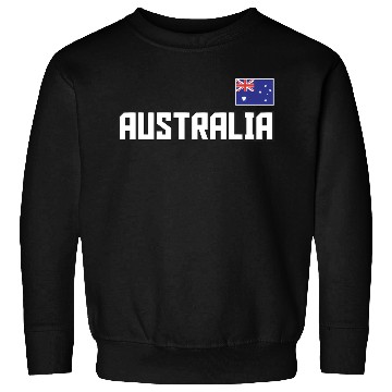 Discover Australia Flag Australian Pride Athletic Style Sweatshirts