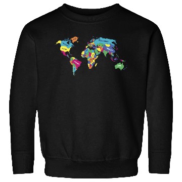 Discover Lgbt Pride Month Lgbtq World Map Sweatshirts