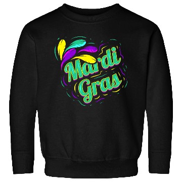 Discover Green Lettering For Mardi Gras Sweatshirts