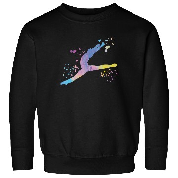 Discover Ballet Dancer Colorsplash Man Ballerino Sweatshirts