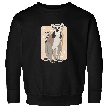 Discover Lemurs Lover Ring-Tailed Lemur Sweatshirts