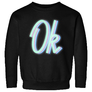 Discover Ok Neon Lighting Sweatshirts