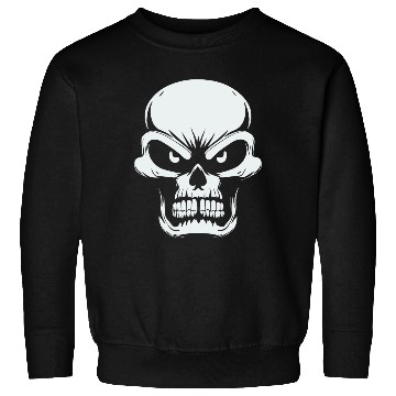 Discover Angry Skull of Darkness Sweatshirts