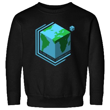 Discover Cube Earth Community Sweatshirts