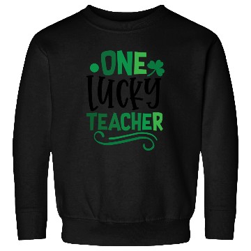 Discover One Lucky Teacher Clover Irish Ireland Sweatshirts