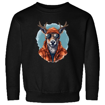 Discover Reindeer Street Expedition | Reindeer Lovers Sweatshirts