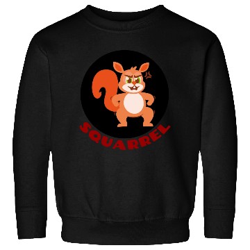 Discover Squarrel Squirrel Pun Sweatshirts