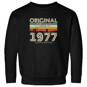 Discover 1977 Vintage Birthday Gift Sweatshirts