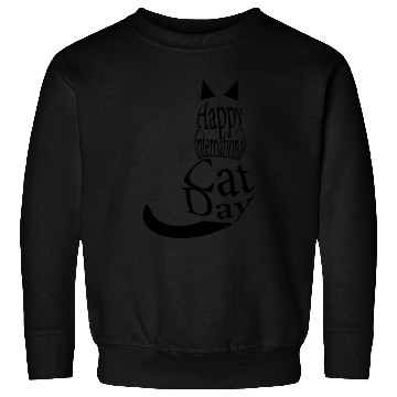 Discover Happy international cat day Sweatshirts