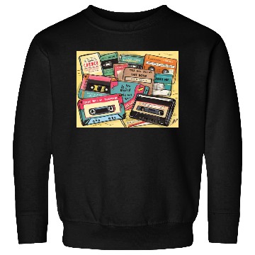 Discover old cassette tapes 90s Sweatshirts