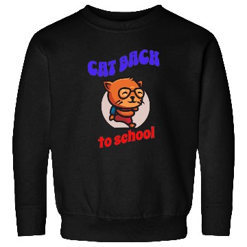 Discover Cat back to school Sweatshirts