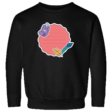 Discover Back to School Sticker Sweatshirts