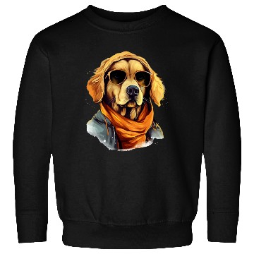 Discover Golden Retriever in the Streets | Dog Lovers Sweatshirts