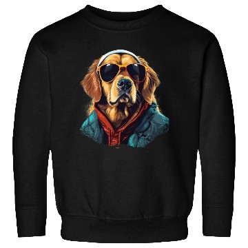 Discover Golden Retriever in the Streets | Dog Lovers Sweatshirts