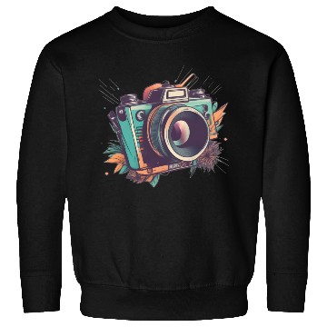 Discover Tropical colors camera Sweatshirts