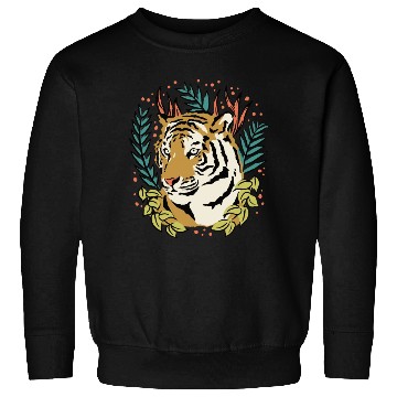 Discover Flower Tiger Sweatshirts