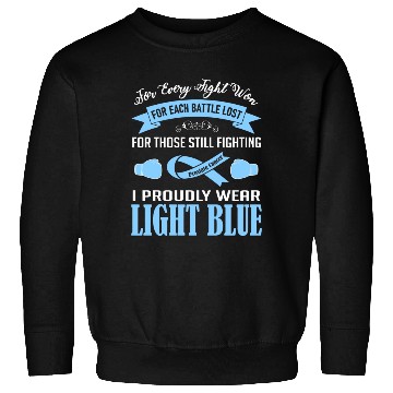 Discover I Proudly Wear Light Blue Prostate Cancer Sweatshirts